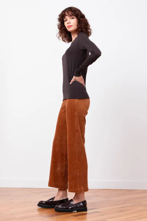 Pants*AVENUE MONTAIGNE Alex Corduroy Cognac