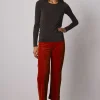 Pants*AVENUE MONTAIGNE Alex Corduroy Rust
