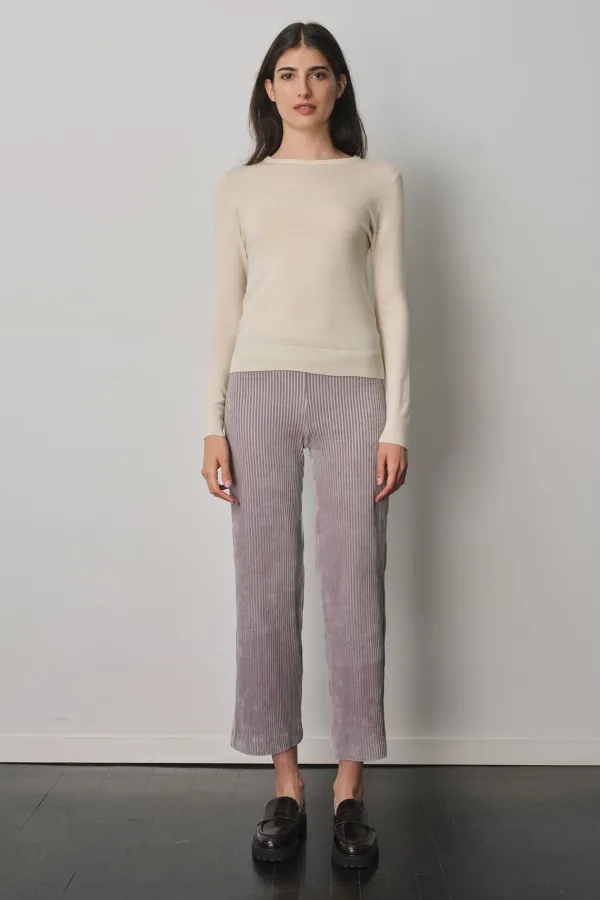 Pants*AVENUE MONTAIGNE Alex Corduroy Silver