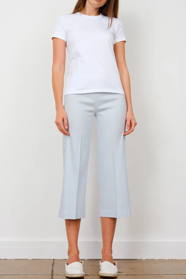 Pants*AVENUE MONTAIGNE Alex Linen Baby Blue