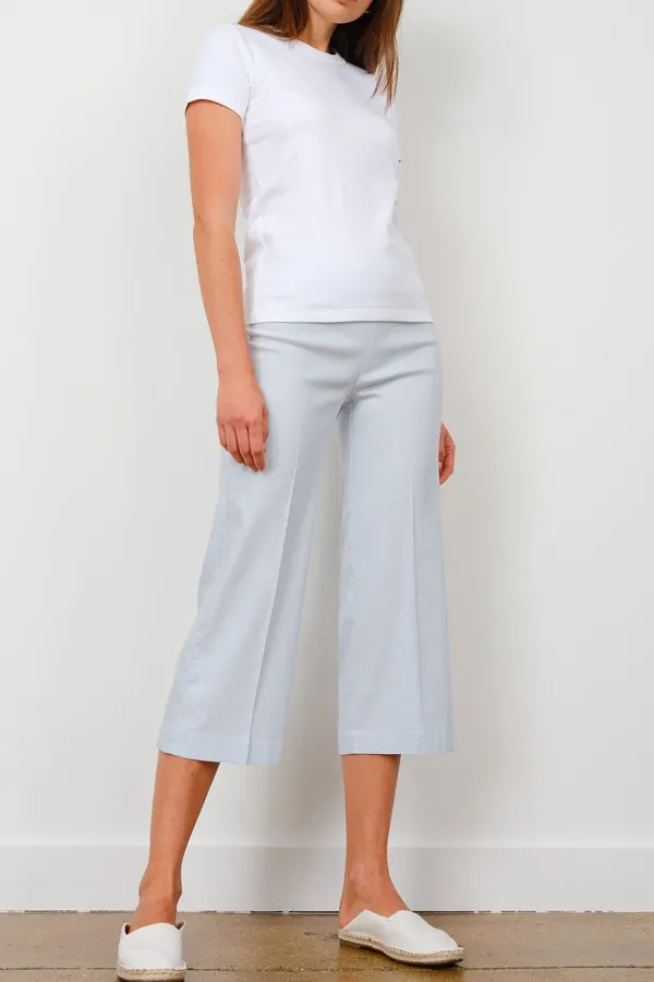 Pants*AVENUE MONTAIGNE Alex Linen Baby Blue