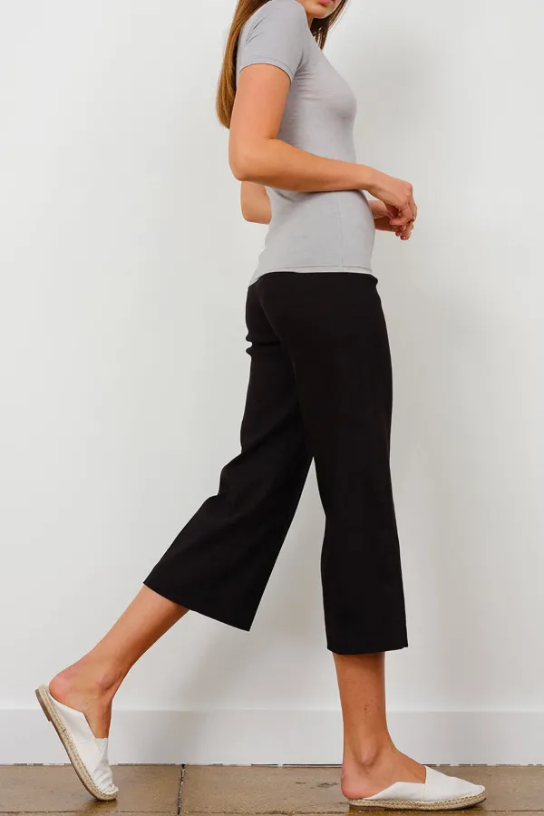 Pants*AVENUE MONTAIGNE Alex Linen Black