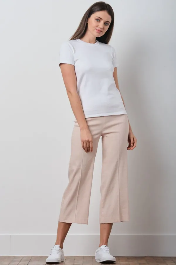 Pants*AVENUE MONTAIGNE Alex Linen Blush
