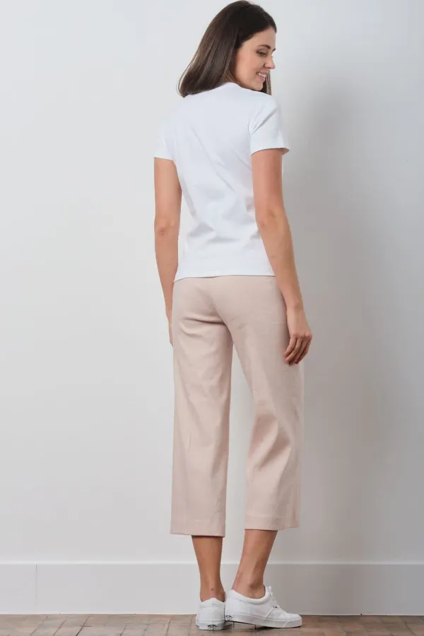 Pants*AVENUE MONTAIGNE Alex Linen Blush