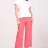 Pants*AVENUE MONTAIGNE Alex Linen Coral