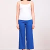 Pants*AVENUE MONTAIGNE Alex Linen Electric Blue