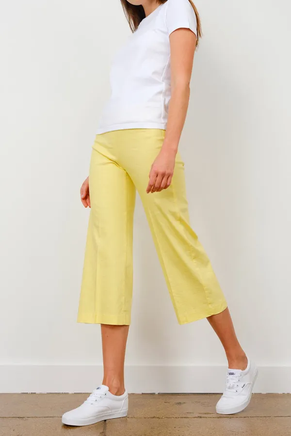 Pants*Avenue Montaigne Alex Linen Lemon