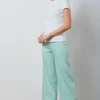 Pants*AVENUE MONTAIGNE Alex Linen Mint