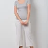 Pants*AVENUE MONTAIGNE Alex Linen White