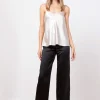 Pants*Avenue Montaigne Alex Satin Black