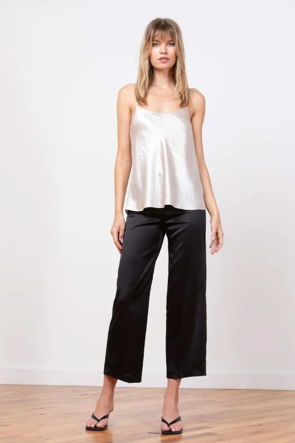 Pants*Avenue Montaigne Alex Satin Black
