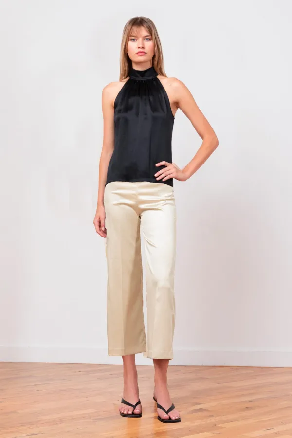 Pants*Avenue Montaigne Alex Satin Champagne