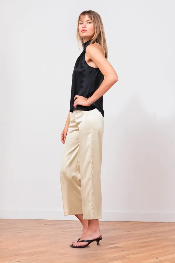 Pants*Avenue Montaigne Alex Satin Champagne