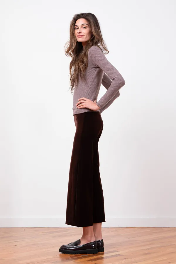 Pants*Avenue Montaigne Alex Velvet Brown