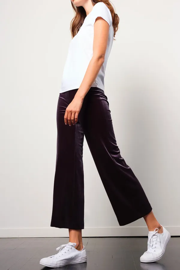 Pants*Avenue Montaigne Alex Velvet Charcoal