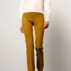 Pants*AVENUE MONTAIGNE Becca Flannel Dijon