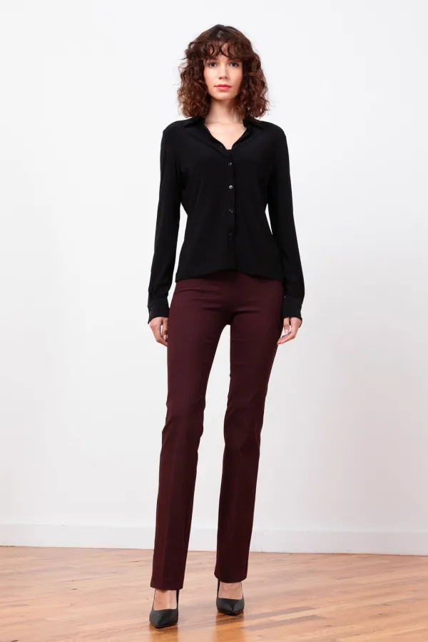 Pants*AVENUE MONTAIGNE Becca Flannel Wine