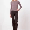 Pants*AVENUE MONTAIGNE Becca Signature Brown