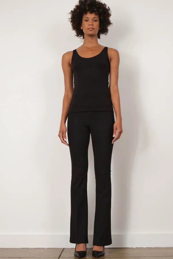 Pants*AVENUE MONTAIGNE Bellini Double Crepe Black