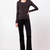 Pants*AVENUE MONTAIGNE Bellini Fine Corduroy Black