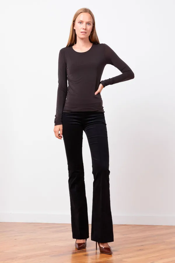 Pants*AVENUE MONTAIGNE Bellini Fine Corduroy Black