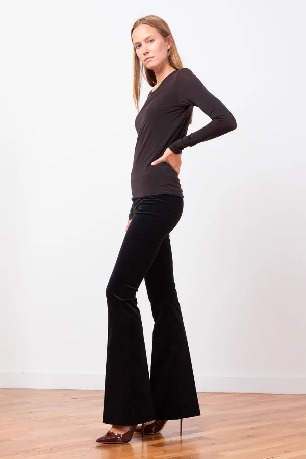 Pants*AVENUE MONTAIGNE Bellini Fine Corduroy Black
