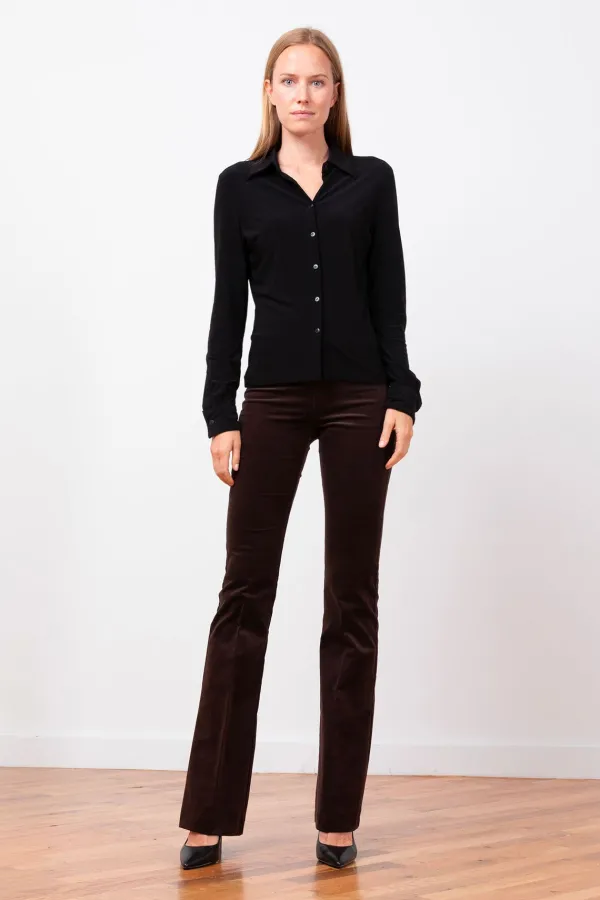 Pants*AVENUE MONTAIGNE Bellini Fine Corduroy Brown