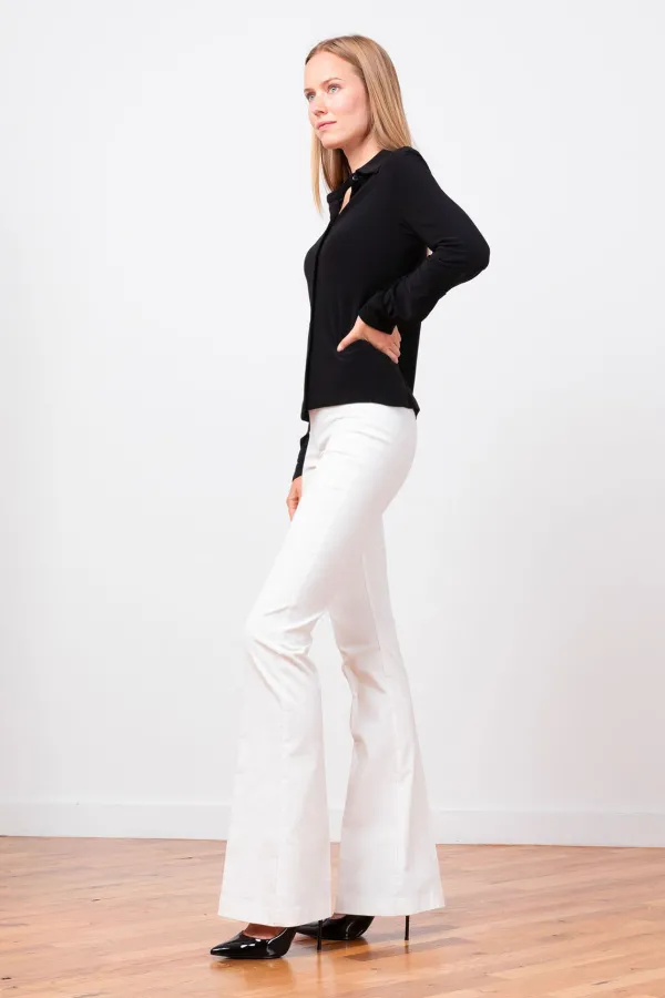 Pants*AVENUE MONTAIGNE Bellini Fine Corduroy Off-White
