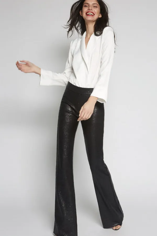 Pants*AVENUE MONTAIGNE Bellini Sequins Black
