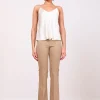 Pants*AVENUE MONTAIGNE Bellini Signature Camel