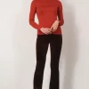 Pants*AVENUE MONTAIGNE Bellini Velvet Brown