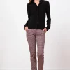 Pants*AVENUE MONTAIGNE Ben Houndstooth Plaid