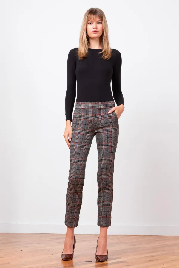 Pants*AVENUE MONTAIGNE Ben Tartan Plaid