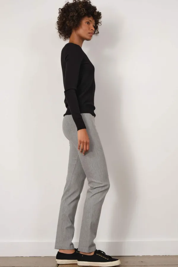 Pants*AVENUE MONTAIGNE Billy Flannel Light Grey