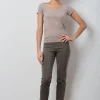 Pants*AVENUE MONTAIGNE Billy Signature Olive Green