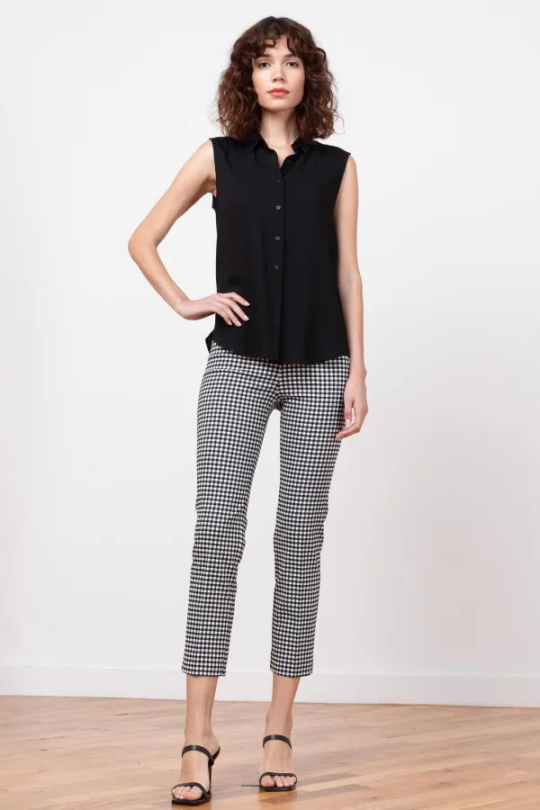 Pants*Avenue Montaigne Brigitte Check Black