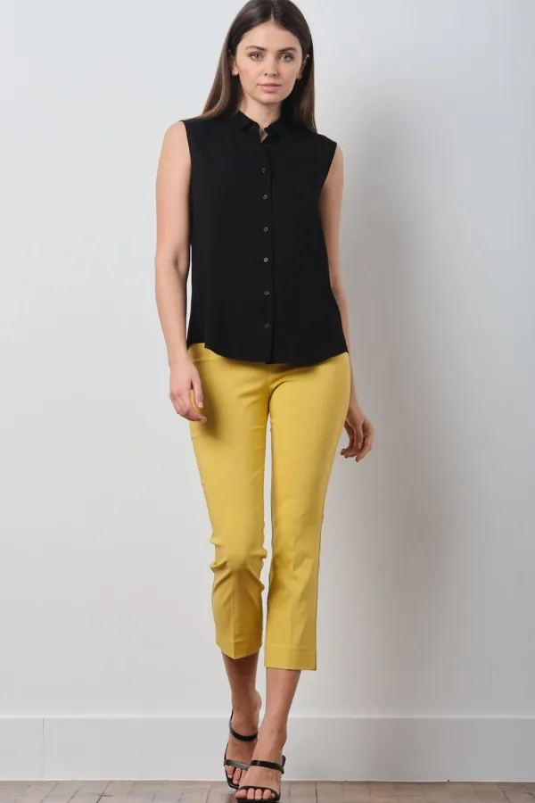 Pants*AVENUE MONTAIGNE Brigitte Signature Canary