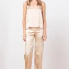 Pants*Avenue Montaigne Eclipse Satin Champagne
