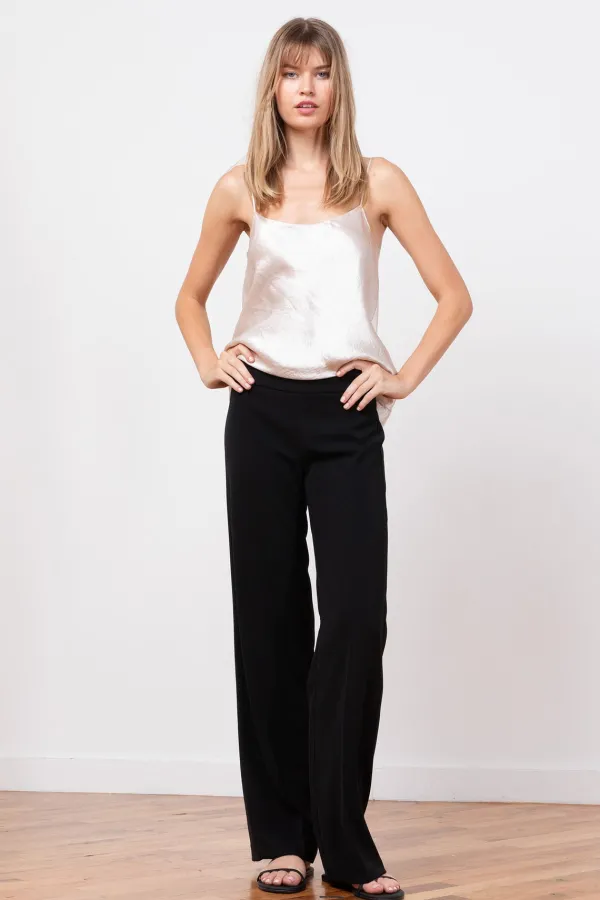 Pants*AVENUE MONTAIGNE Flavia Crepe Black