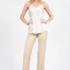Pants*AVENUE MONTAIGNE Flavia Stripes Crinkle