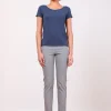 Pants*AVENUE MONTAIGNE Franco Signature Light Grey