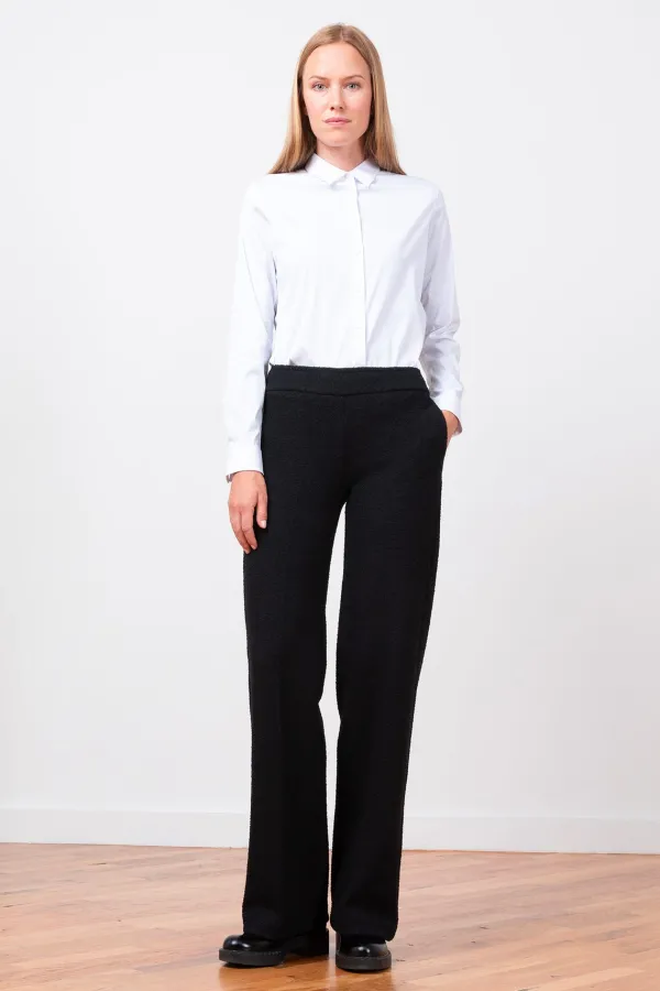 Pants*AVENUE MONTAIGNE Georges Boucle Black
