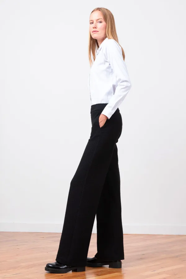 Pants*AVENUE MONTAIGNE Georges Boucle Black