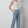 Pants*AVENUE MONTAIGNE Georges Striped Denim