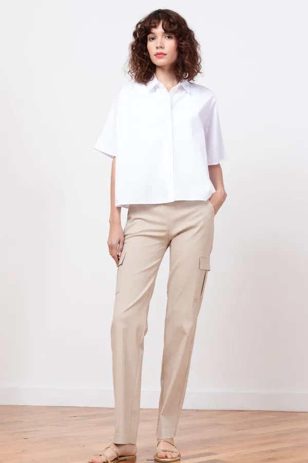 Pants*AVENUE MONTAIGNE Kool Signature Beige