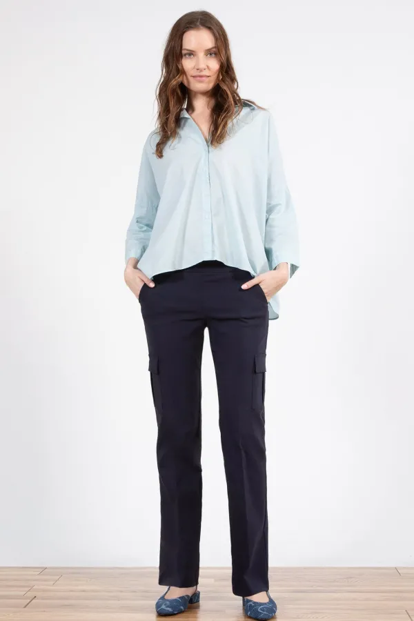 Pants*AVENUE MONTAIGNE Kool Signature Navy