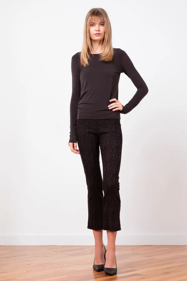 Pants*Avenue Montaigne Leo Abstract Brown