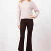 Pants*AVENUE MONTAIGNE Leo Flannel Brown