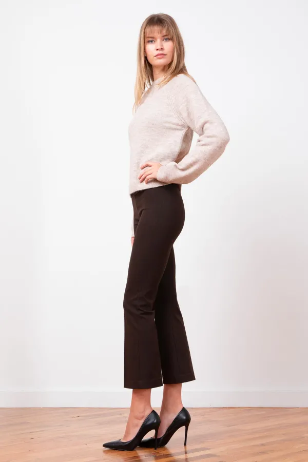 Pants*AVENUE MONTAIGNE Leo Flannel Brown