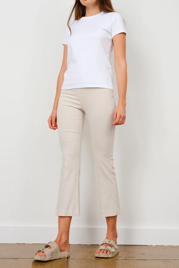 Pants*AVENUE MONTAIGNE Leo Seersucker Stripes Beige